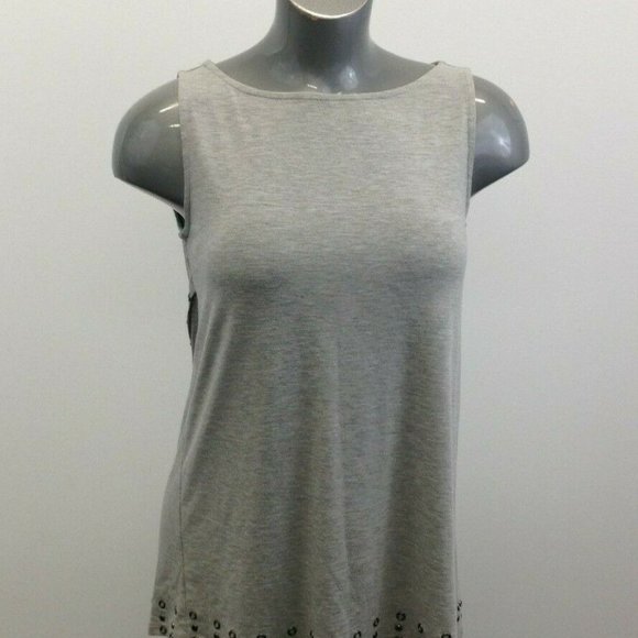 Strazzi Tank Top Women's Small Gray Sleeveless - Picture 1 of 8